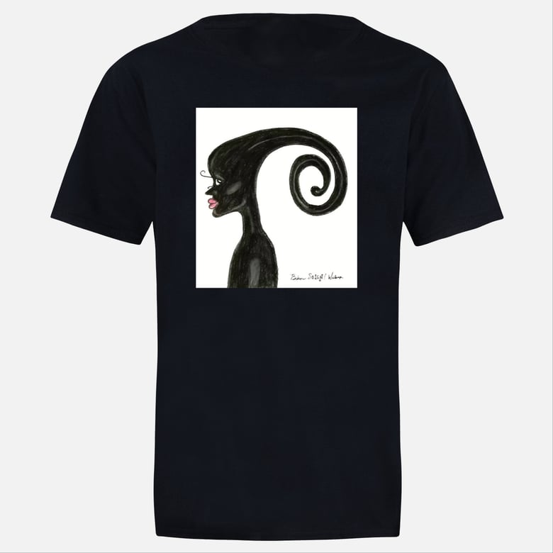 Image of Spiral headed self portrait Tee