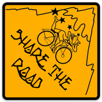 Share The Road Sticker