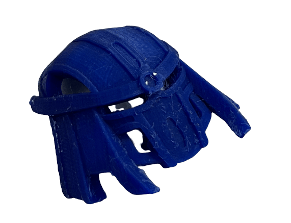 Image of Bionicle Kanohi Mask of Intangibility v2 by Galva (FDM Plastic-printed, Dark Blue)