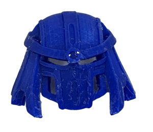 Image of Bionicle Kanohi Mask of Intangibility v2 by Galva (FDM Plastic-printed, Dark Blue)