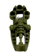 Bionicle Toa Metru Hagah Foot Toa Bomonga FDM Plastic printed Metal Green DuckBricks
