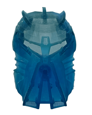 Image of Bionicle Kanohi Ignika (Resin-printed, Trans-Opal-Blue)