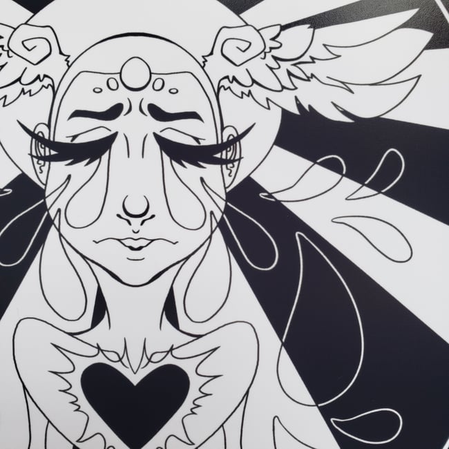 Crybaby (B/W) - 8"x10" Print