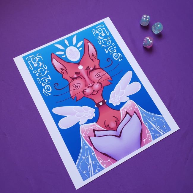 Feline Fae - 8"x10" Print