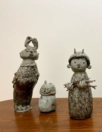 Image 3 of The Truth-telling Bird, 2021, hand-sculptured clay figure