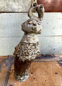 Image 2 of The Truth-telling Bird, 2021, hand-sculptured clay figure