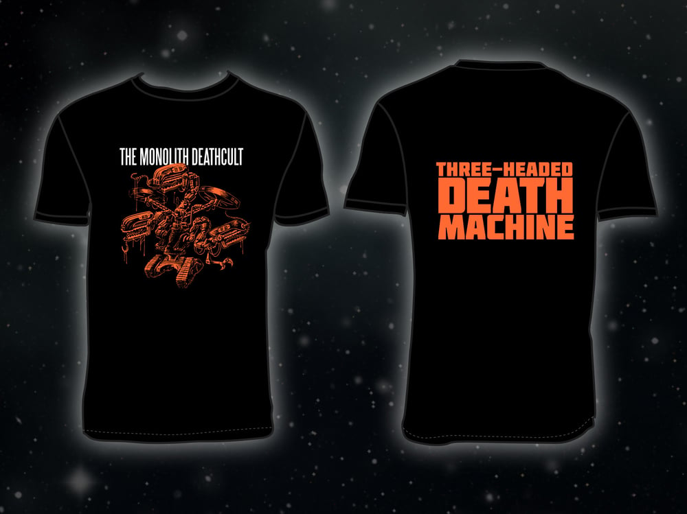 NEW! Three-headed Death Machine T-shirt