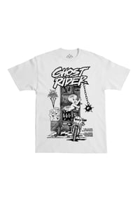 Image 1 of Ghost Rider Tee (black print not coloured) 