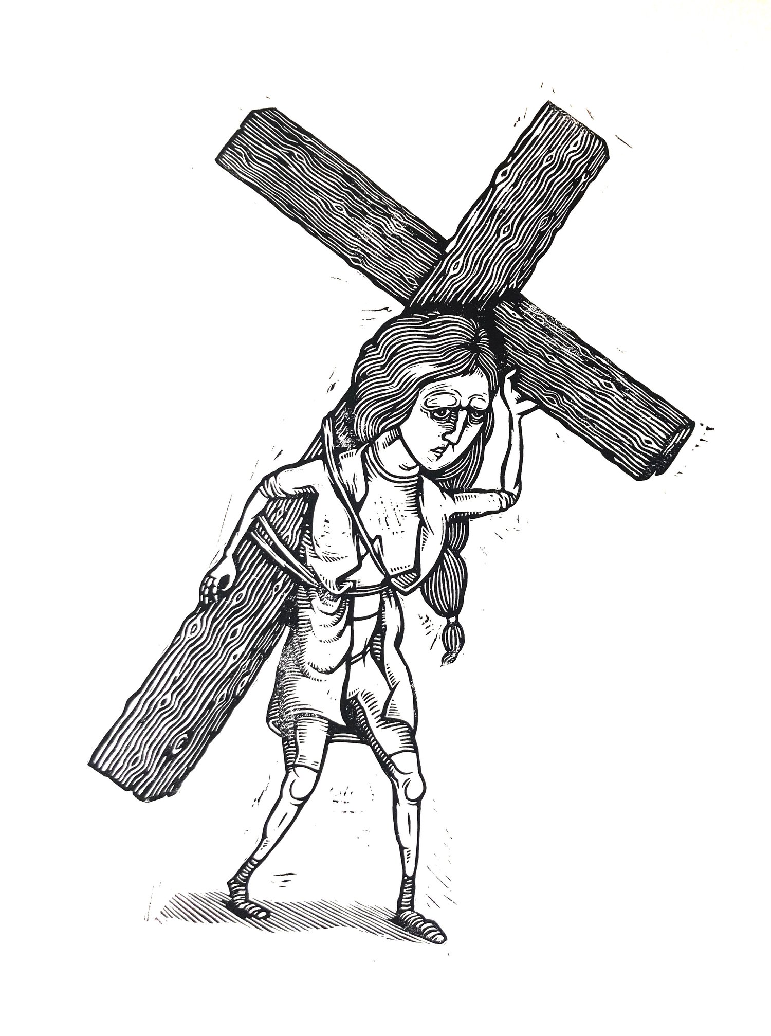 Image of "16+1 in '21" - Limited Edition Linocut Print