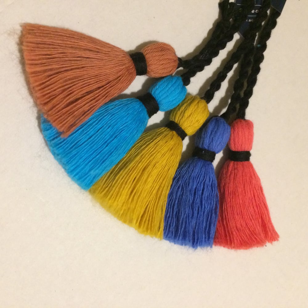 Image of Cotton Tassels 11cm, other see colours