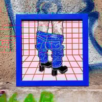 Image 1 of 'WAYNE' acrylic painting (50x50)