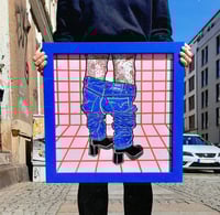 Image 2 of 'WAYNE' acrylic painting (50x50)