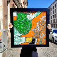 Image 1 of 'BETON' acrylic painting (50×50)
