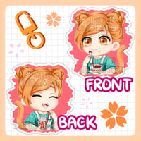 Image 1 of Kugisaki NomNom Keychain – [RETIRING]