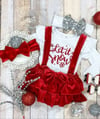 Let it snow Baby Velvet outfit 