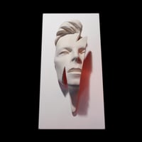 Image 2 of 'Ziggy Flash' David Bowie Face Sculpture