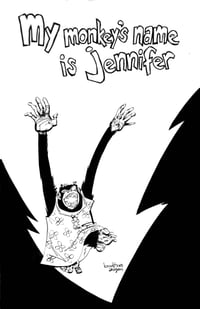 Image 1 of My Monkey's Name is Jennifer graphic novel(Standard Cover)