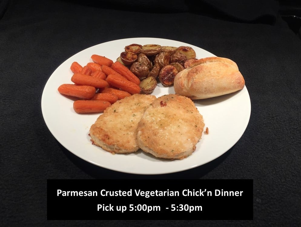 Image of Parmesan-Crusted Gardein Chik'n Dinner - Saturday, April 6th -- 5pm to 5:30pm Pick-up