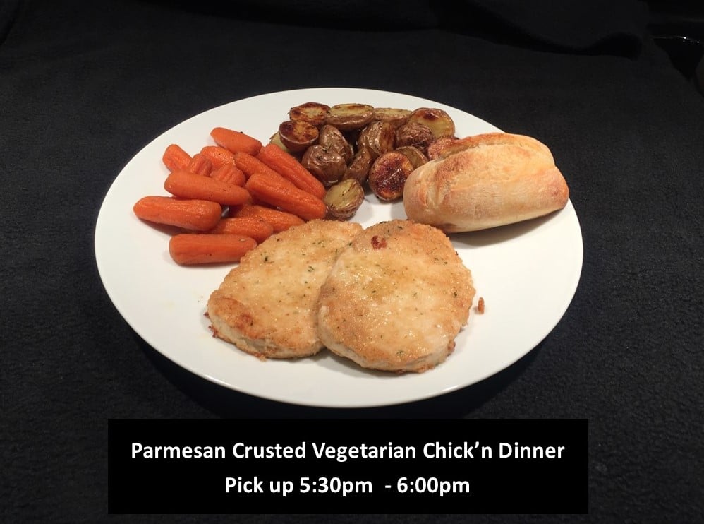 Image of Parmesan-Crusted Gardein Chik'n Dinner - Saturday, April 6th -- 5:30pm to 6pm Pick-up