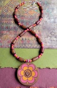 Image 4 of Mango Punch Floral Necklace