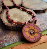 Image 2 of Mango Punch Floral Necklace