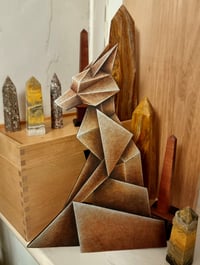 Image 2 of "Still" original painted woodcut