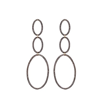 5 Octobre Triple Drop Diamond Earrings - Image 1 of 2