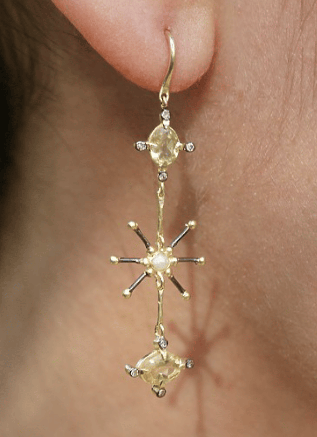 Image of Single Soleil Earring (Two Versions)