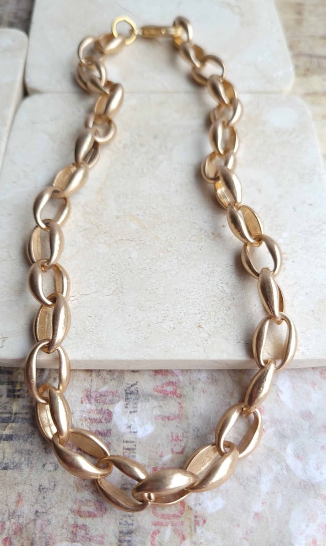 Chunky Gold Chain Necklace
