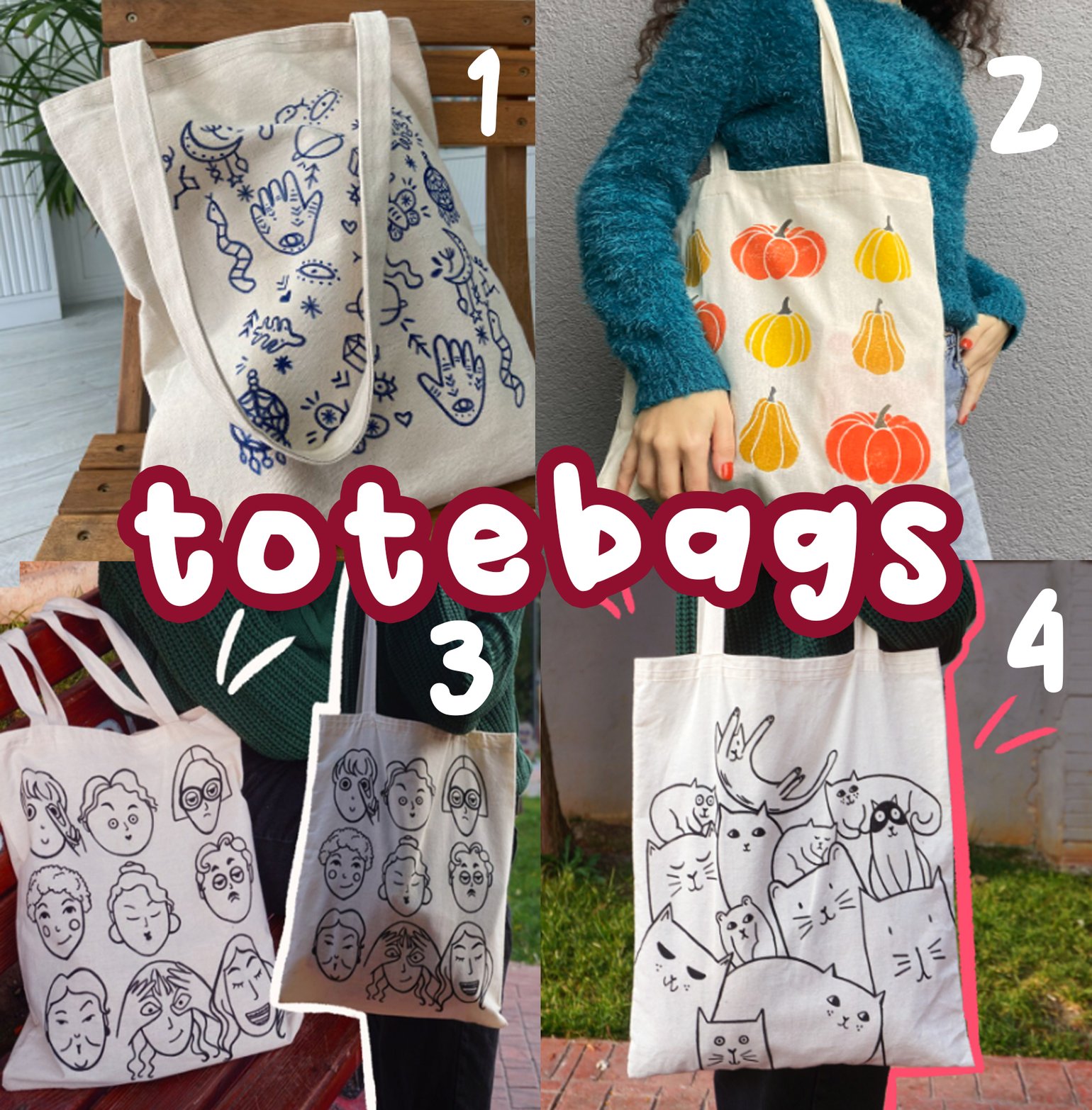 Image of Kanvas Totebags