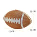 Image of Crystal football clutch