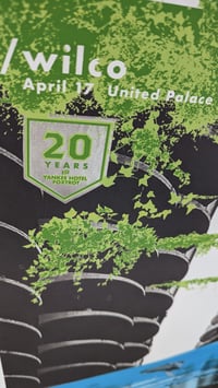Image 3 of Wilco - 20th Anniversary YHFT poster for NYC, United Palace Theatre
