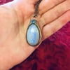 Handmade Moonstone Teardrop Pendant