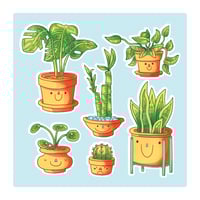 Happy Plants Print