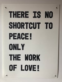NO SHORTCUT TO PEACE