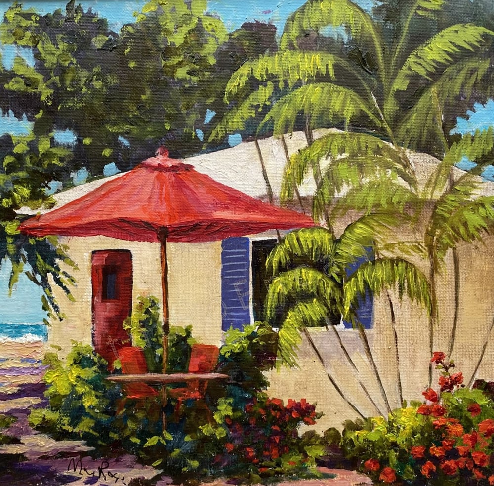 Image of A Seaside Cottage by Mary Rose Holmes