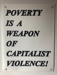 POVERTY IS A WEAPON