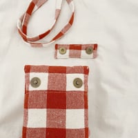 Image 6 of Tote bag with portable pocket 