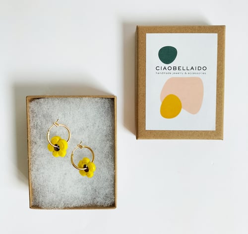 Image of Pendientes DAISY - Amarillo