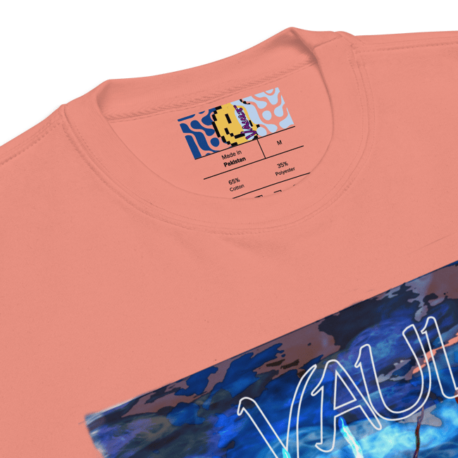 "Calm Before the Storm"  Fleece Sweatshirt - Dusty Rose