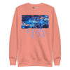 "Calm Before the Storm"  Fleece Sweatshirt - Dusty Rose