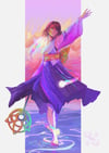 Final Fantasy X Summoner Yuna Print