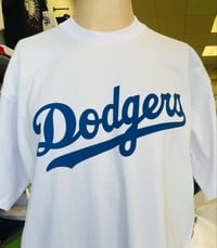 WHITE DODGERS T-SHIRT  