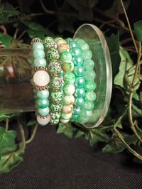 Image 2 of (5pc) Turquoise Bracelet Stack