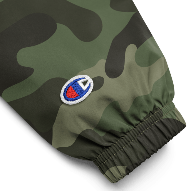 Vault x Champion Packable Jacket "Military Green Camo"
