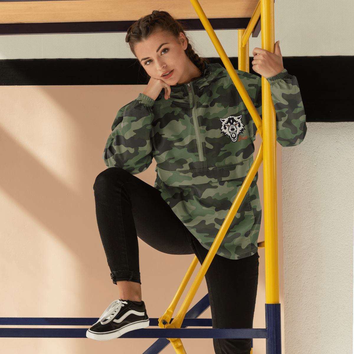 Champion camo jacket on sale