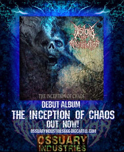 Image of Visions of Annihilation - 'The Inception of Chaos' CD