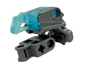 Image of Bionicle Metru Eye Stalk (Resin-printed, trans-light-blue)