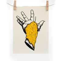 Slug print 5x7 Screen Print