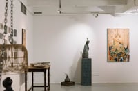Image 4 of Contemplation, 2021, gas-fired stoneware statue